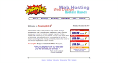 Desktop Screenshot of amazingweb.com
