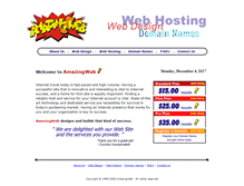 Tablet Screenshot of amazingweb.com